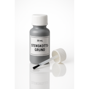 Stenskottsgrund i 30 ml flaska med pensel – grundfärg för lagning av stenskott