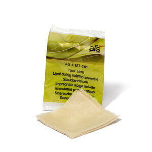 Klæbende klud tørrer nemt slibestøv væk