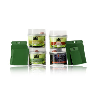 Spartelsæt 4 x 250 g - Finspartel - Universal - Plast - Glasfiber